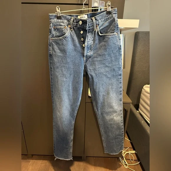 Agolde Riley Crop Jeans - Picture 2 of 7